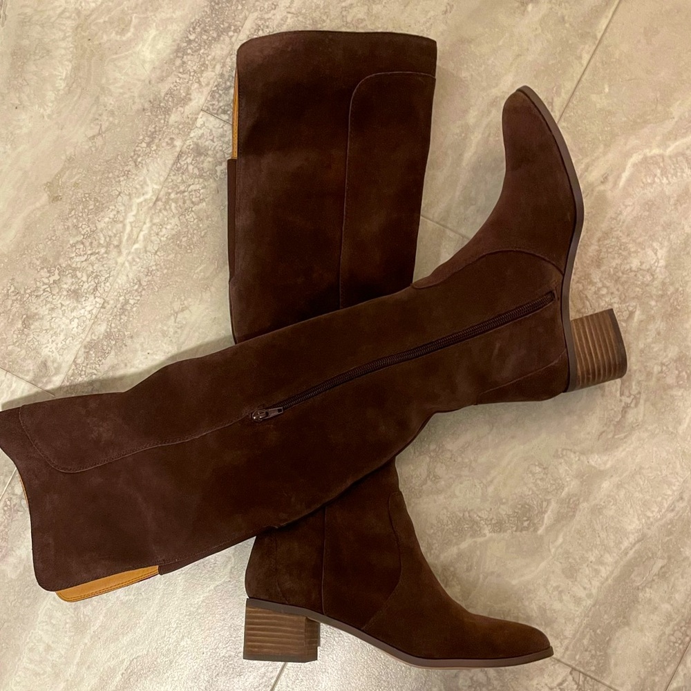 CC Corso Como Loval Over The Knee Suede Boots